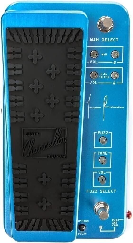 JIM DUNLOP Justin Chancellor Cry Baby Wah, Blue (JCT95)