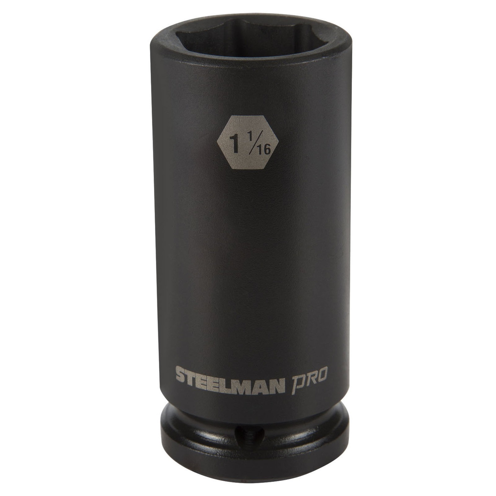 Steelman  3/4 in. Drive 1-1/16 in. 6 Point Thin Wall Deep Impact Socket 79347
