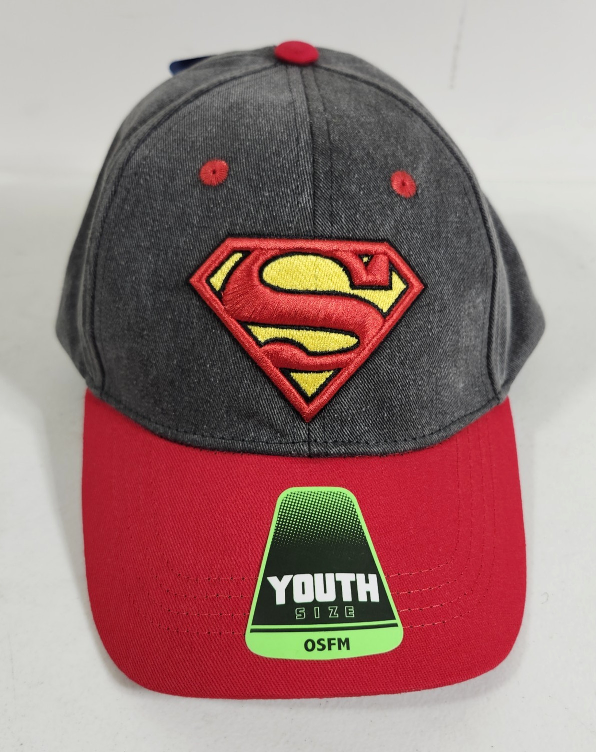 DC Comics Superman Hat Cap Adjustable Snapback Youth One Size Fits Most NEW