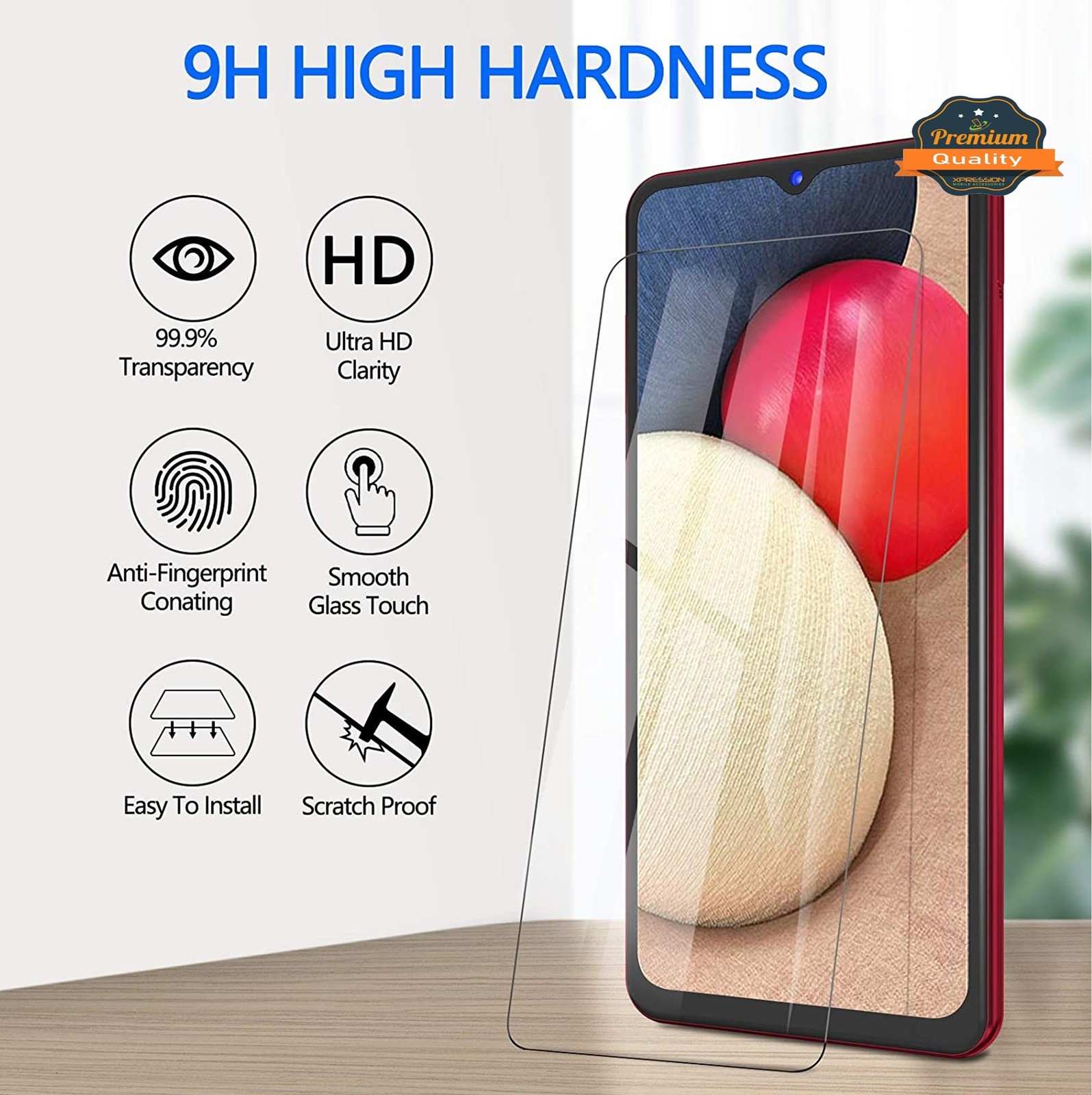 For Samsung Galaxy Z Fold 6 Tempered Glass Screen Protector HD Clear 9H Cover