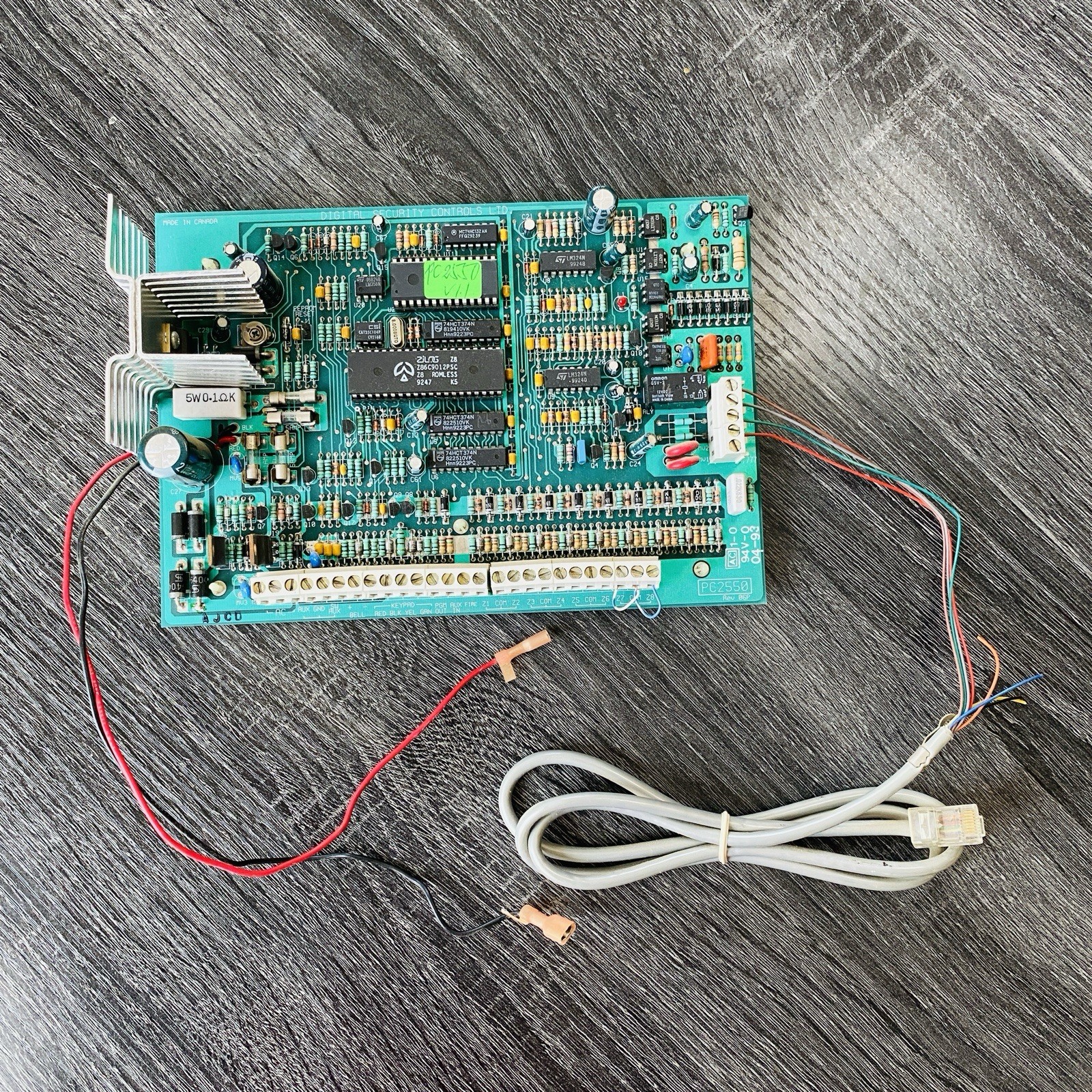 DSC PC2550 Digital Security Controls System Keypad & board Tested Works