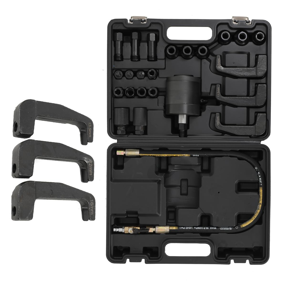Pneumatic Diesel Injector Puller with 19 Adapters 72-116PSI