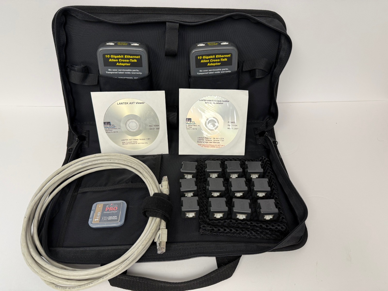 IDEAL LANTEK 10 GIGABIT ALIEN CROSSTALK TEST KIT LANTEK10GBKIT 0012-00-0664