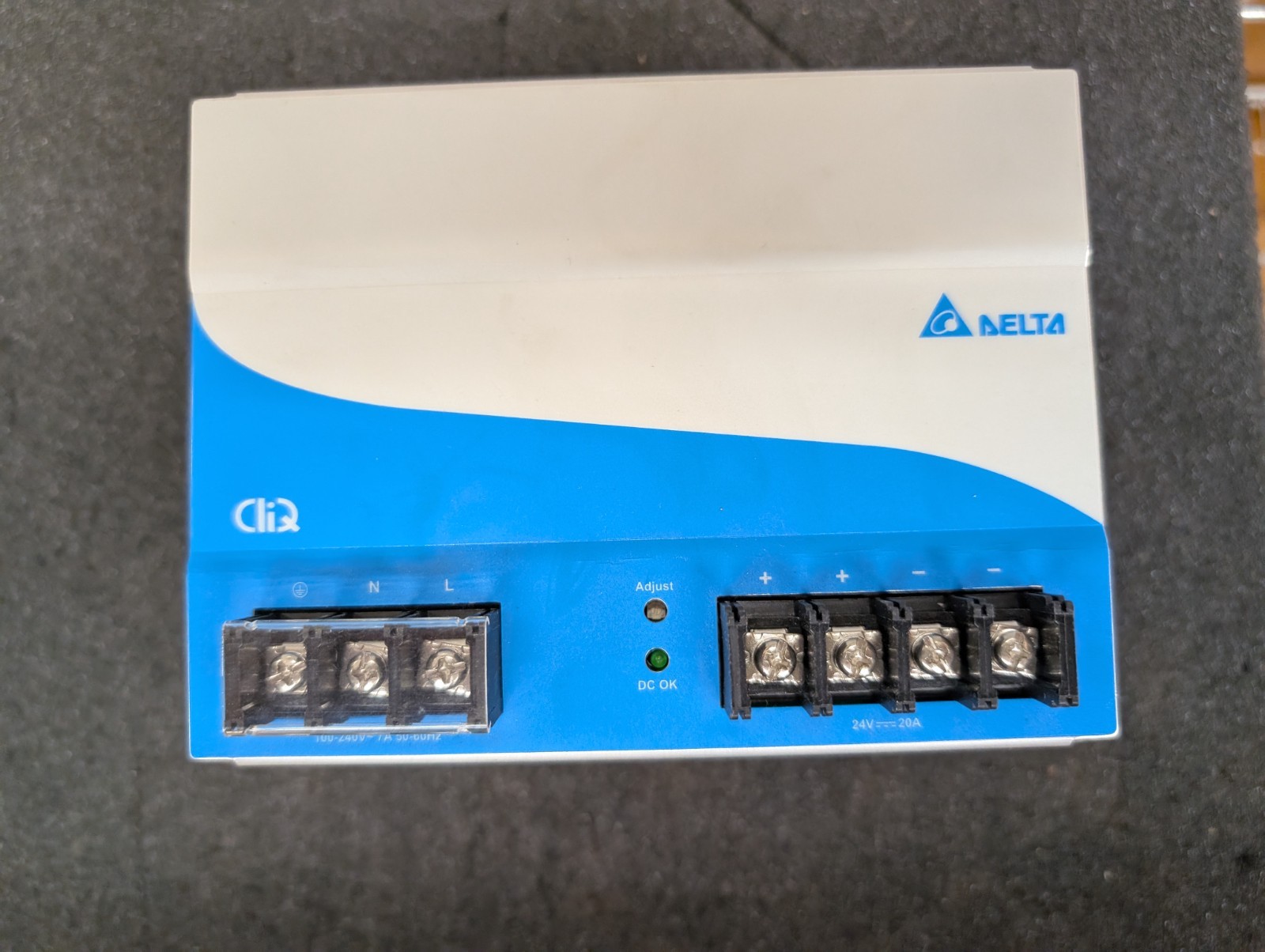 Used, Delta Electronics, EOE 13010007, Power Supply 100-240v-ac 20a Amp 24v-dc