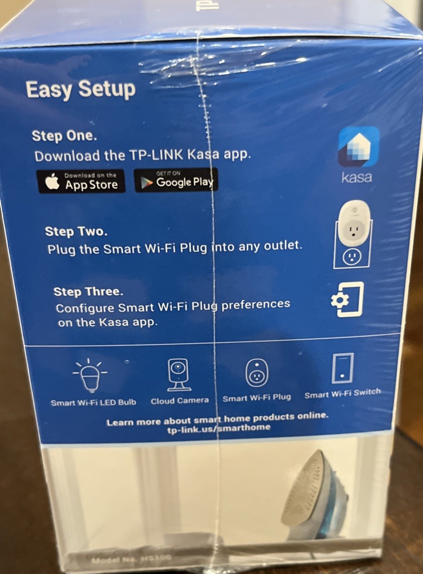 TP-Link HS100 Wi-Fi Smart Plug (New Unopened)