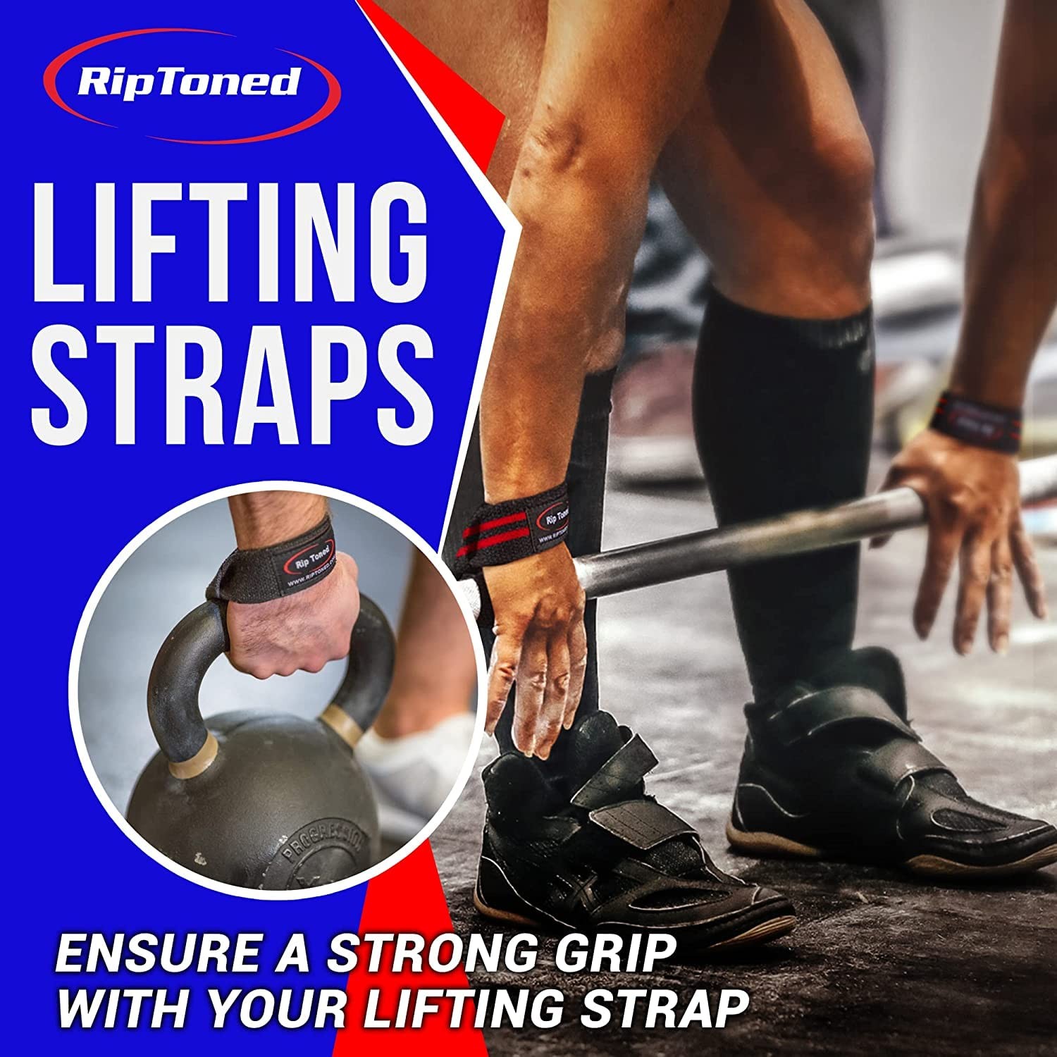 Performance Wrist Straps for Weightlifting – 23" Padded Lifting Straps for Me...