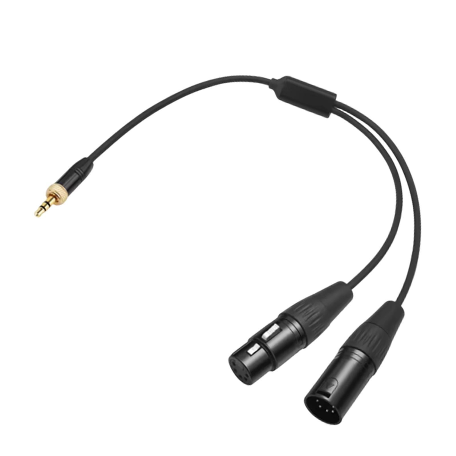 Female Male 5 Pin to Stereo Jack Audio 3.5mm Male --3.5C-1/2 3.5mm Connector 2