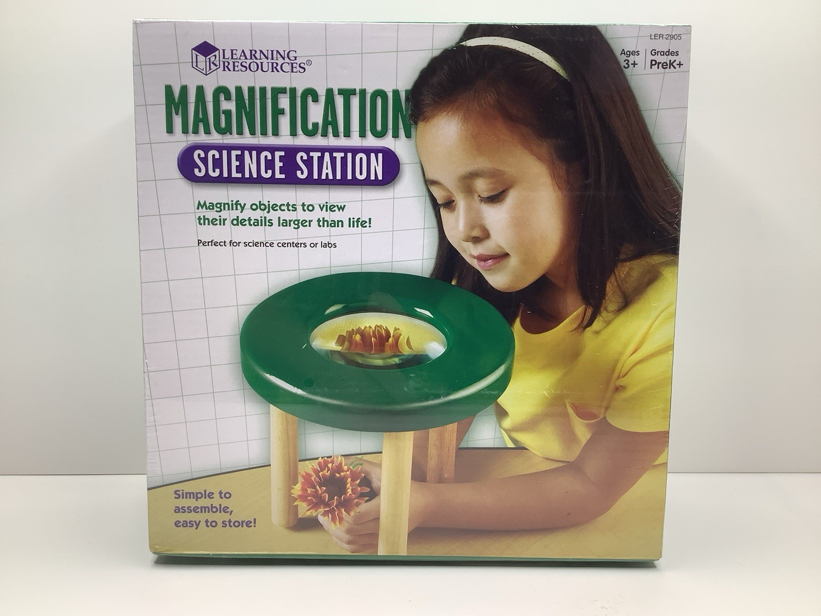 New Sealed Learning Resources Magnification Science Station Tripod Ages 3+ PreK+