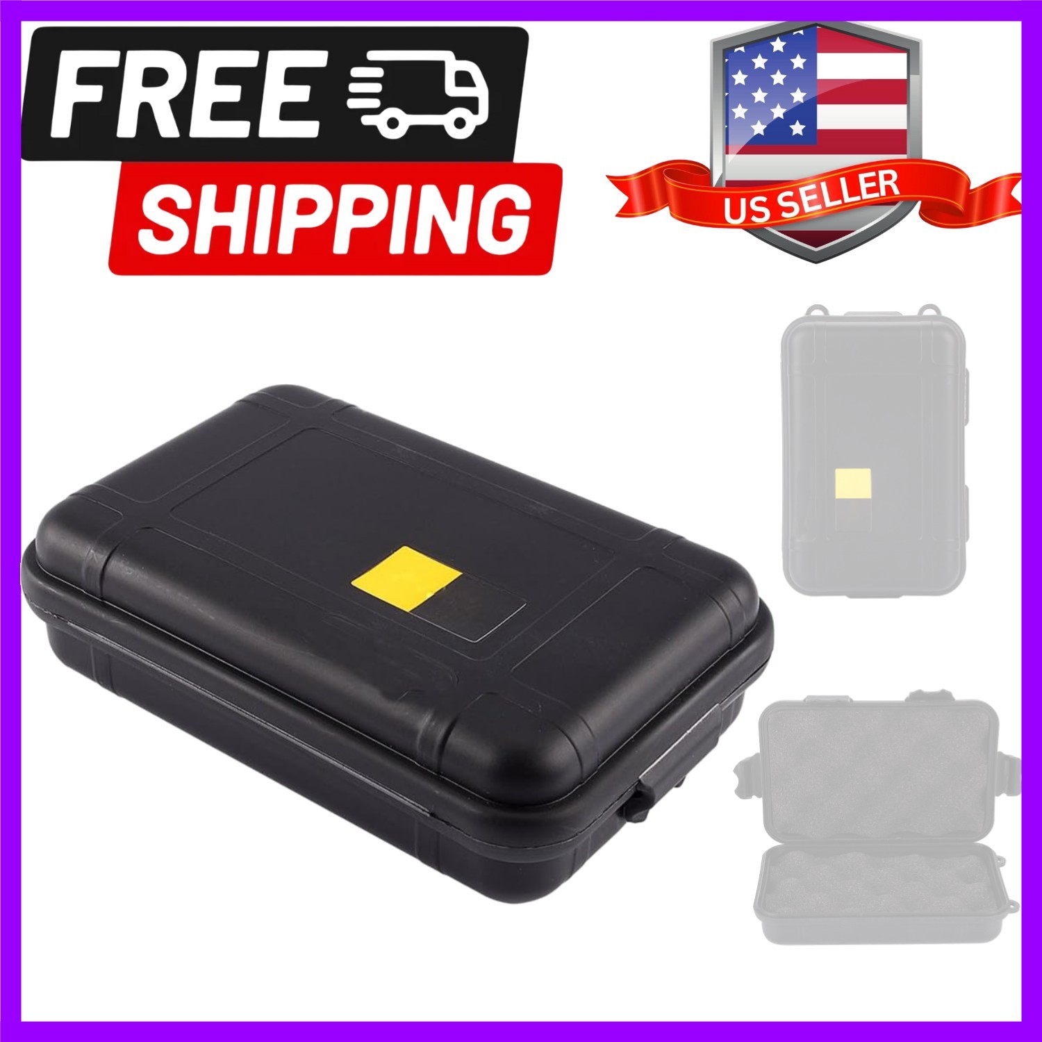 Outdoor Waterproof Airtight Survival Storage Case Container Fishing Carry Box...