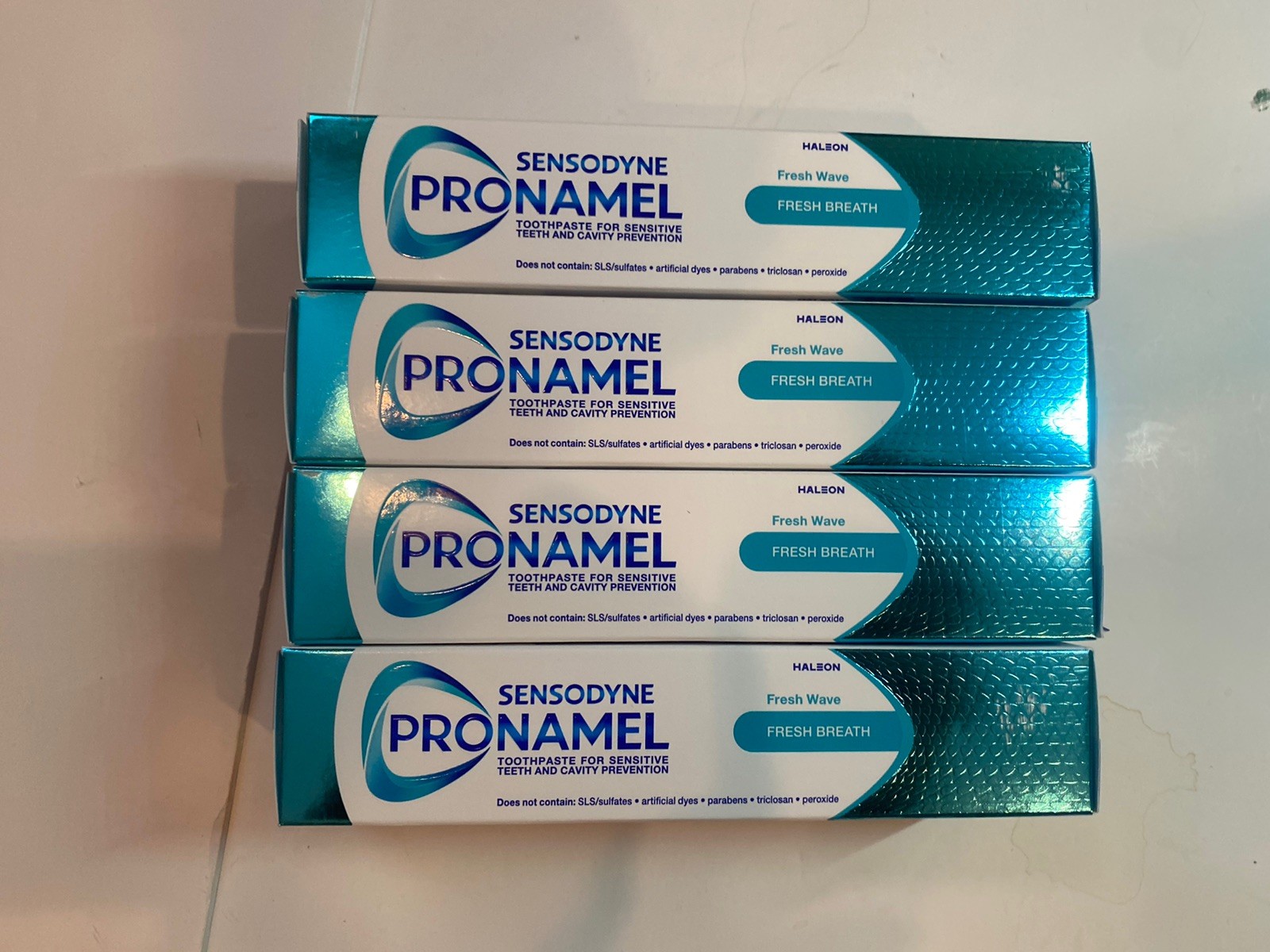 4 Sensodyne Pronamel Fresh Breath Fresh Wave Enamel Toothpaste  Sensitive Teeth