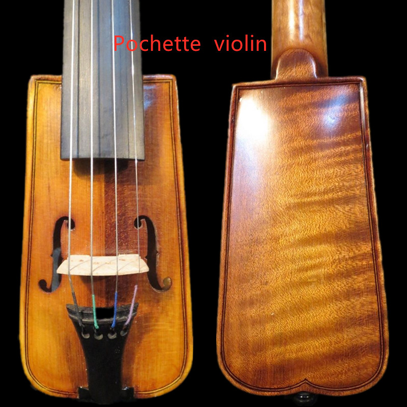 Baroque style Pochette fiddle SONG Brand violin 5 3/4", resonant sound #10027