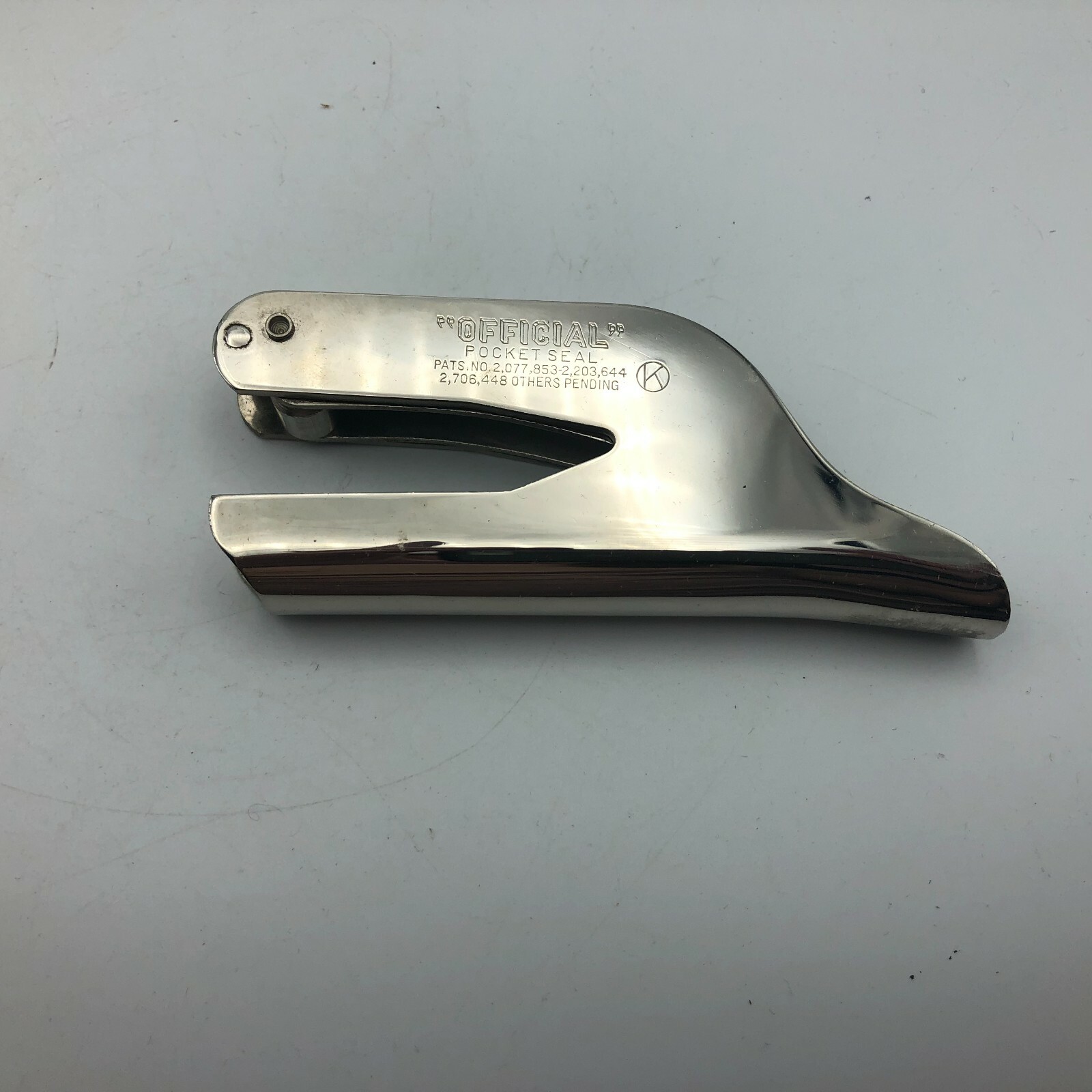 Official Pocket Seal ONLY Does Not Include A Notary Seal Vintage Model K Schwaab