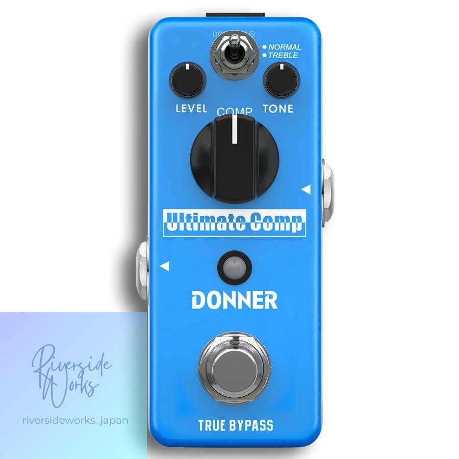 Donner Ultimate Comp Compressor Pedal for Guitar and Bass