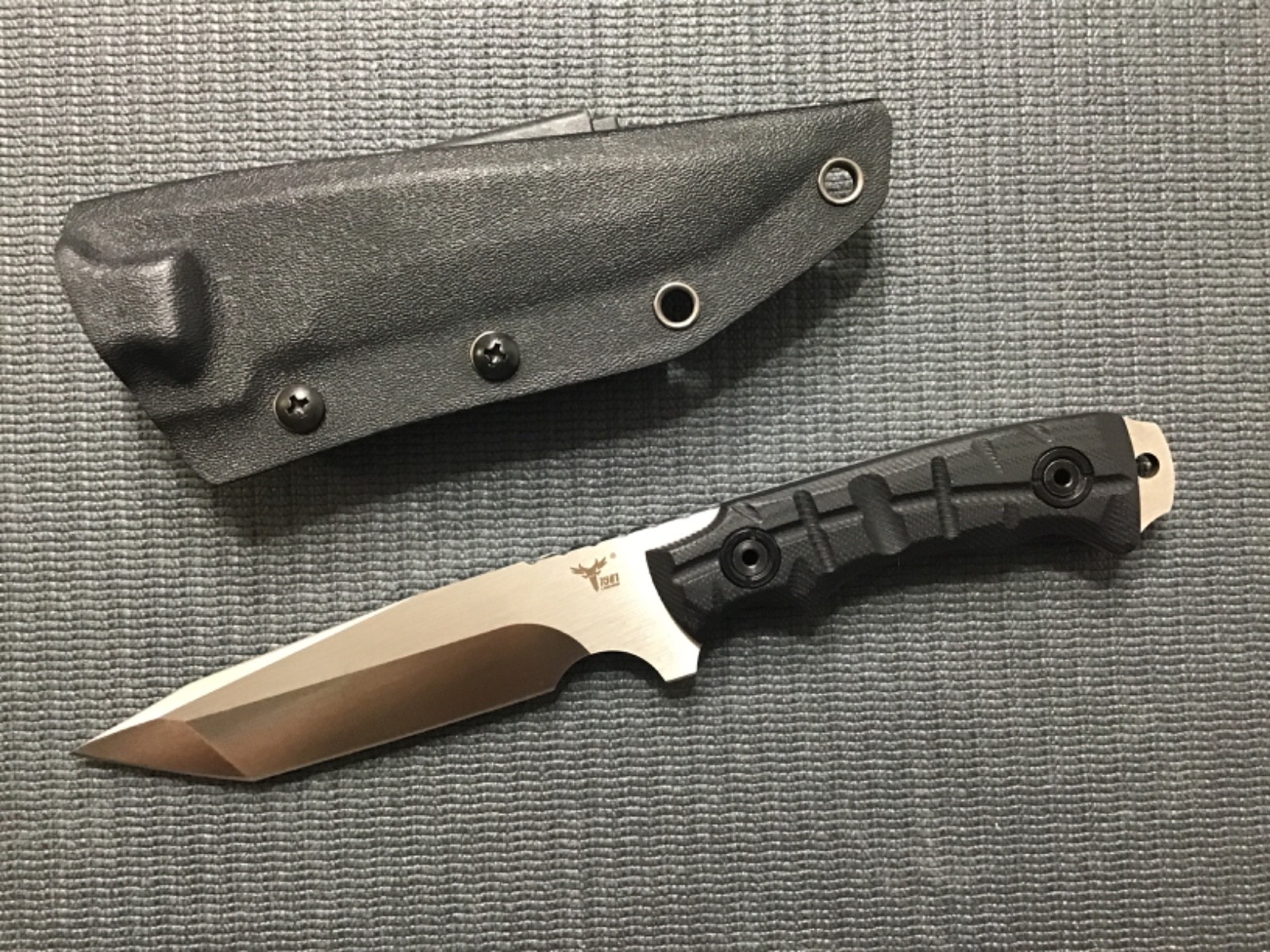LENGREN KNIVES F399 Fixed Blade Tanto Knife DC53 Steel