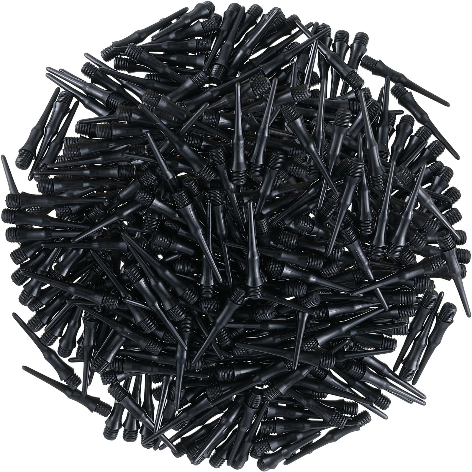 VioraWhite 200 Pack 2BA Thread Soft Tip Dart Points Plastic Replacement Dart ...