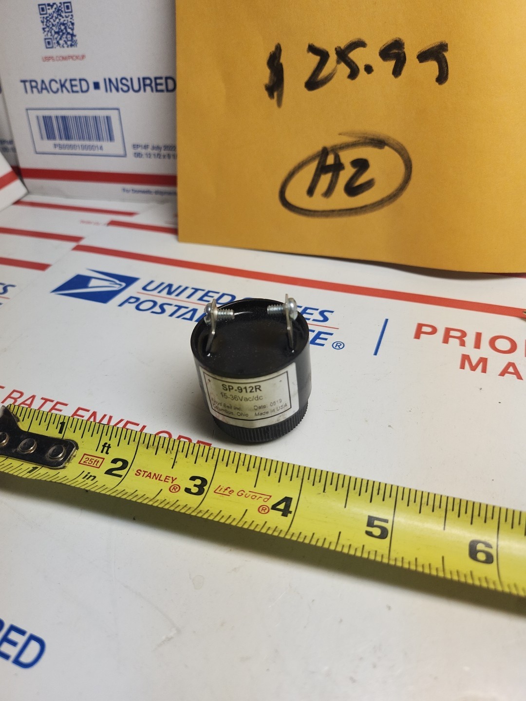 FLOYD BELL Pressure Switch SP-912R NEW , H2