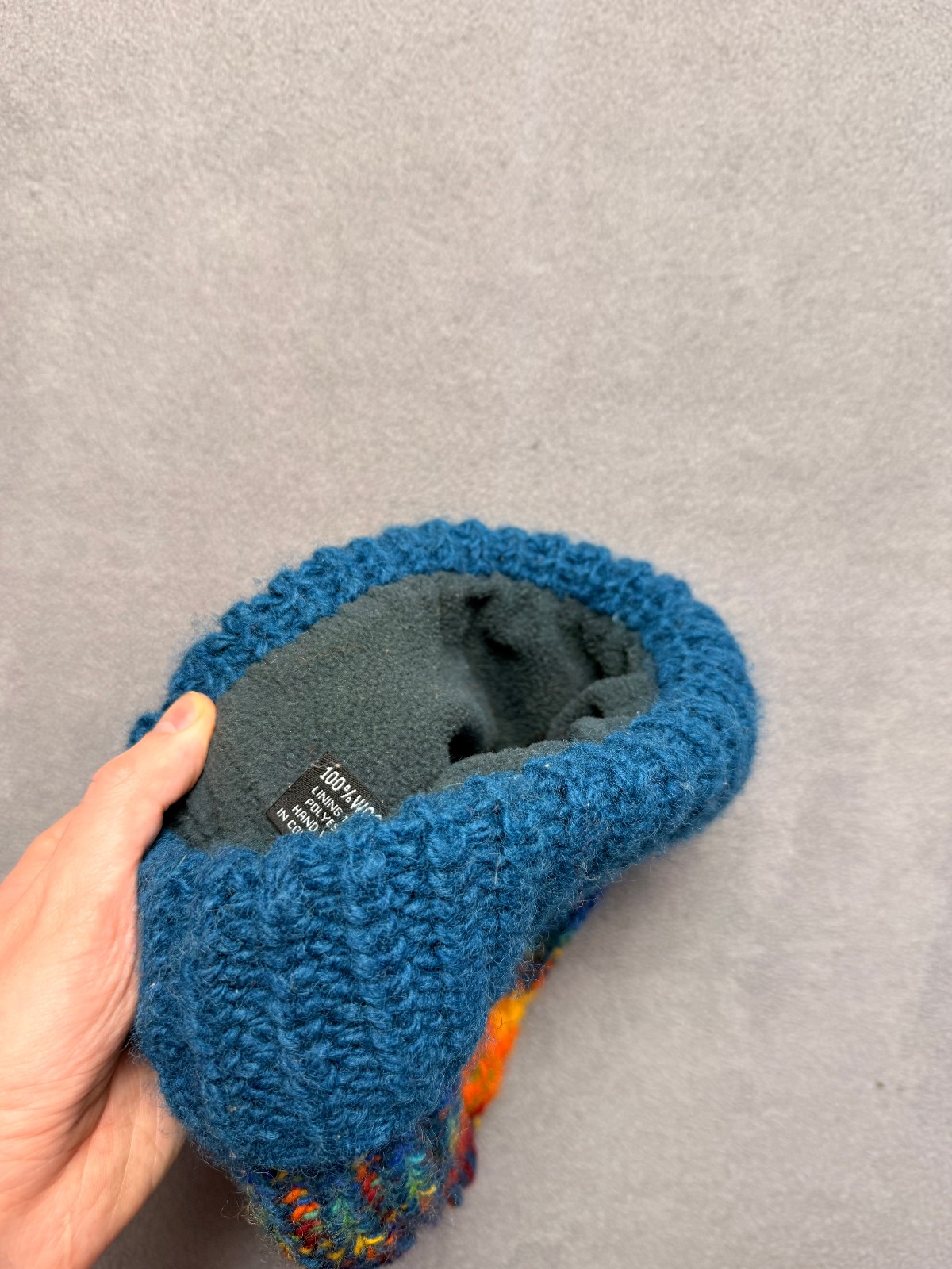 caravan Wool Hand Knit Beanie Hat Pom Pom Nepal