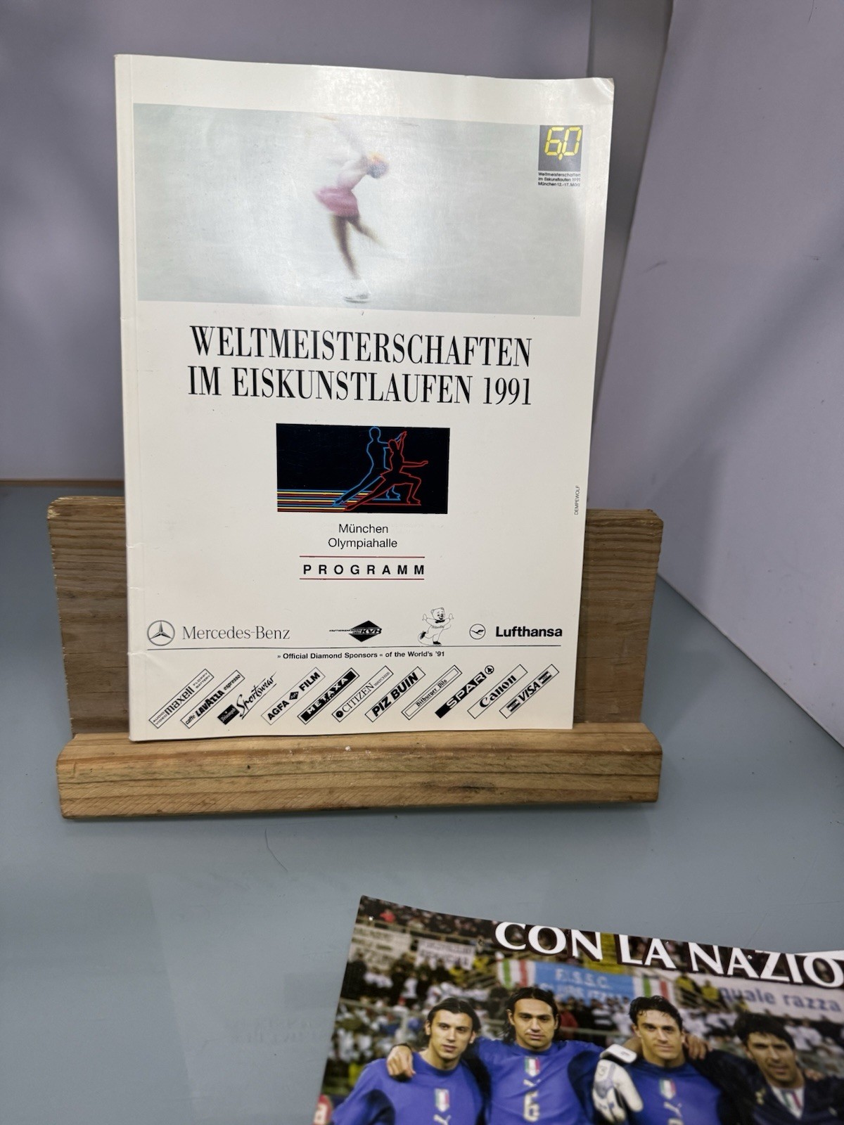 WORLD CHAMPIONSHIPS IN FIGURE SKATING 1991 Munich Olympiahalle PROGRAM