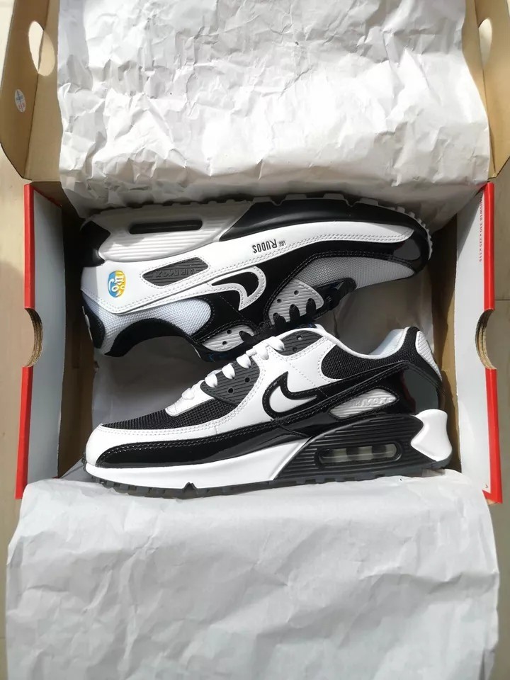 Nike Air Max 90 SE Lucha Libre Black and White Men's DM6178-010 men's size 10