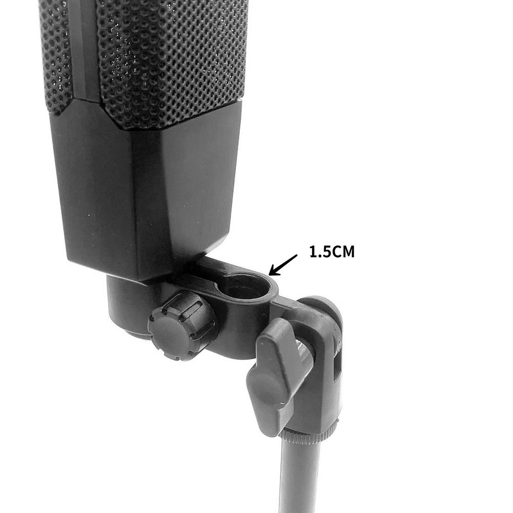 Secure Mic Holder for Mic Stands Improved Sound Recording Wide Compatibility