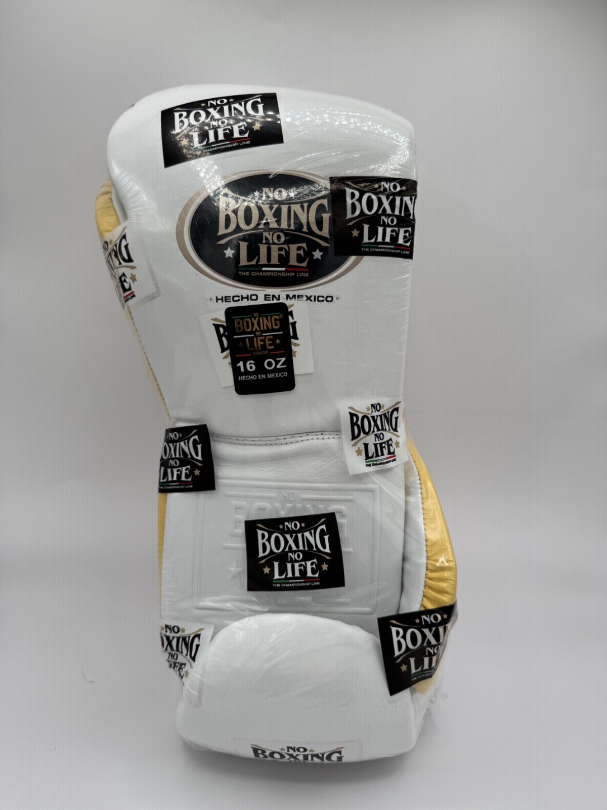 No Boxing No Life 16oz Yellow/White