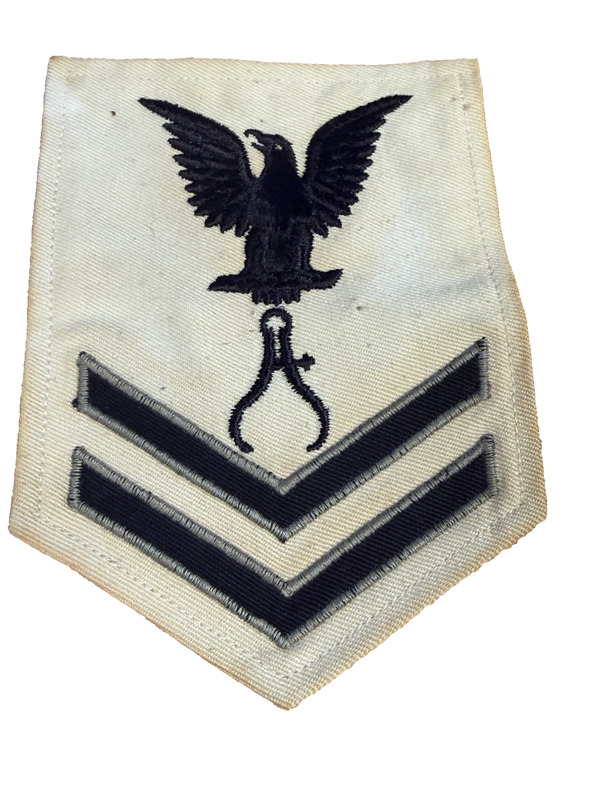 WWII USN NAVY SPECIAL ARTIFICER 2ND CLASS Dress White Rate by LIONA