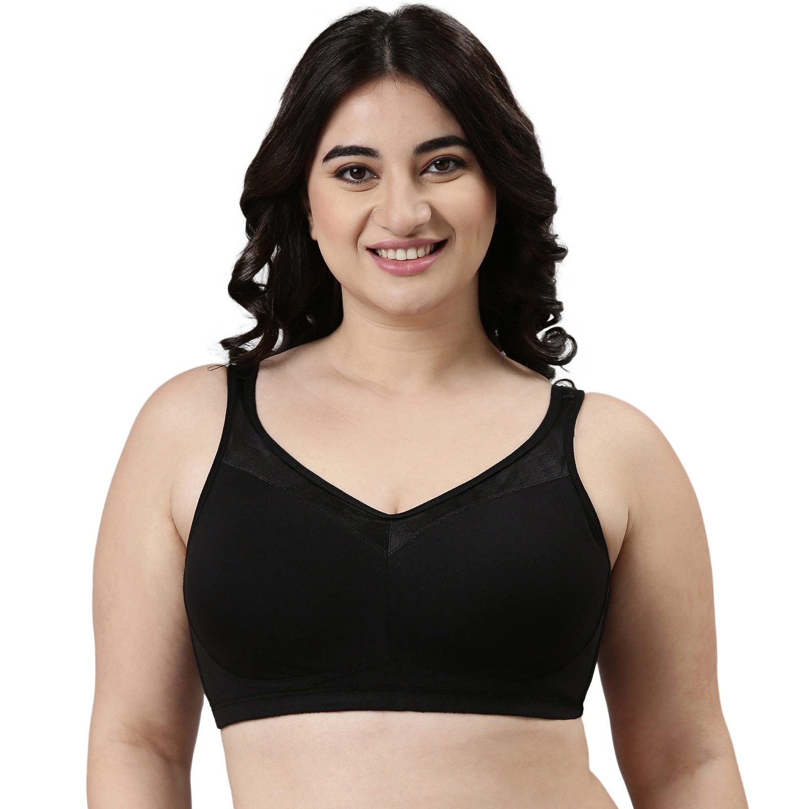 Enamor Full Support Super Lift Women's Cotton Everyday Minimizer Bra - Non Pa...