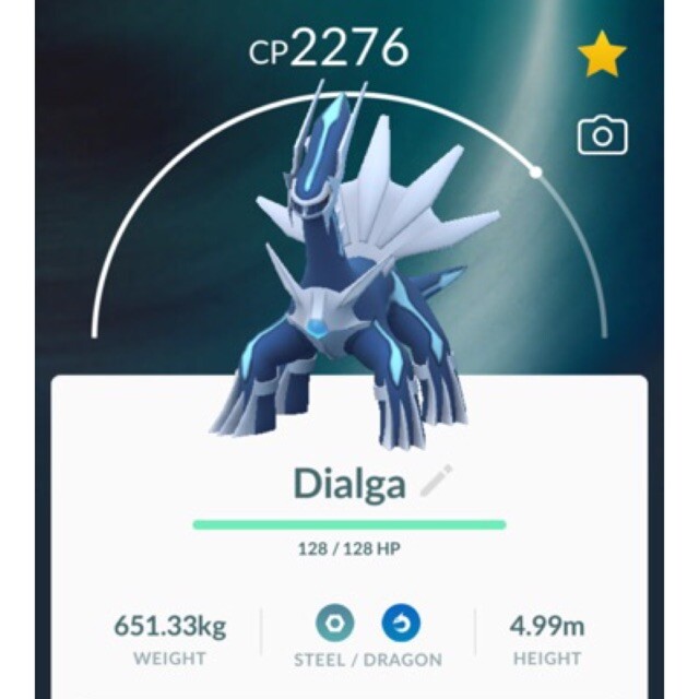 ⚡️ AMAZING LEGENDARY DIALGA!!!⚡️ - PKMN GO!!! - NON REGISTERED TRADE!!!