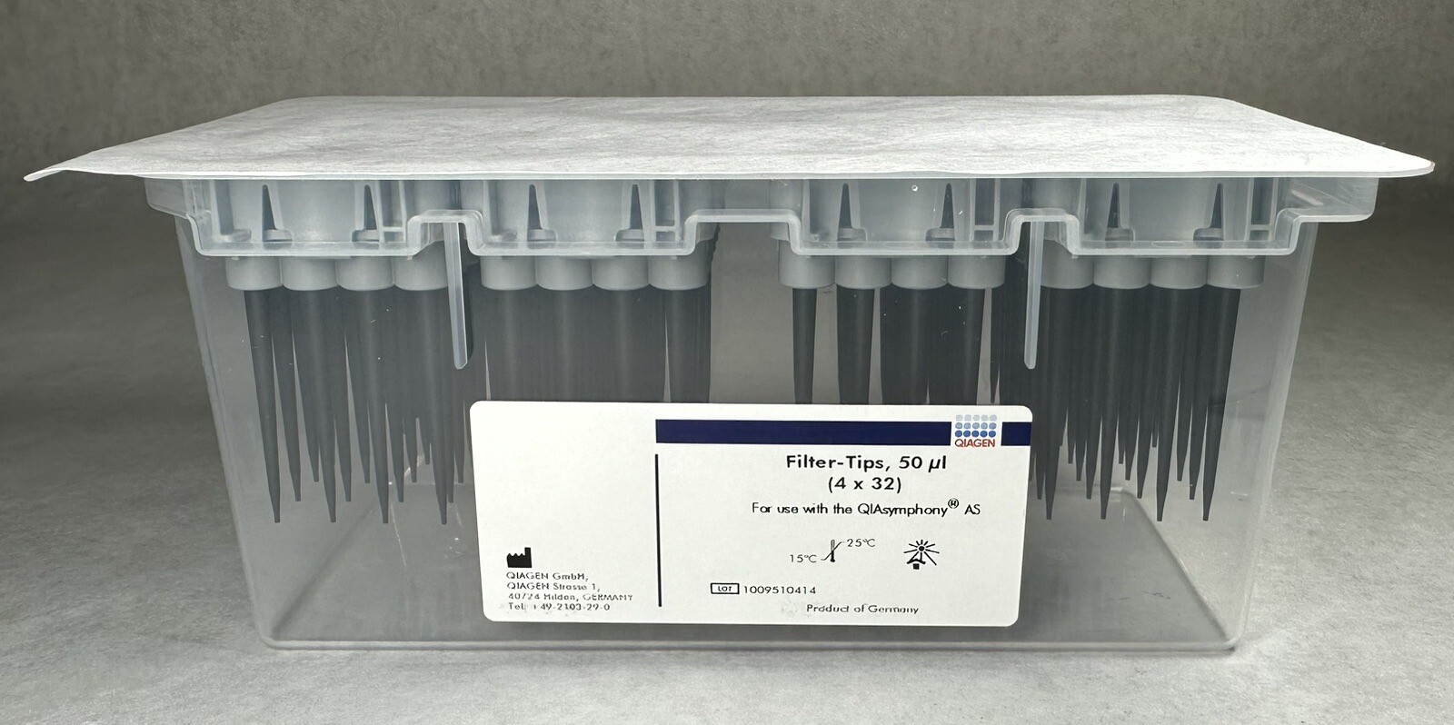 NEW (Qty. 128) QIAGEN 997120 Filter-Tips, 50 µl, Qsym AS, for QIAsymphony AS