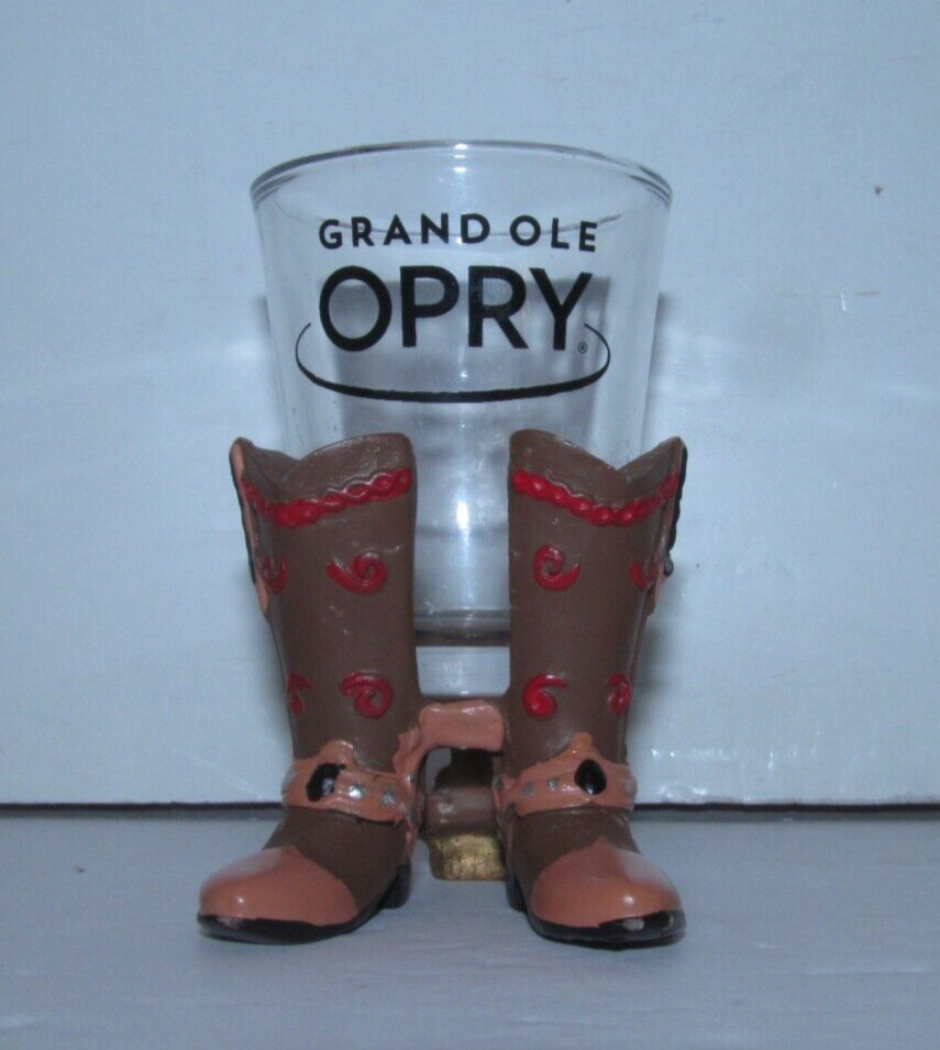 Grand Ole Opry Pair of Cowboy Boots Shot Glass
