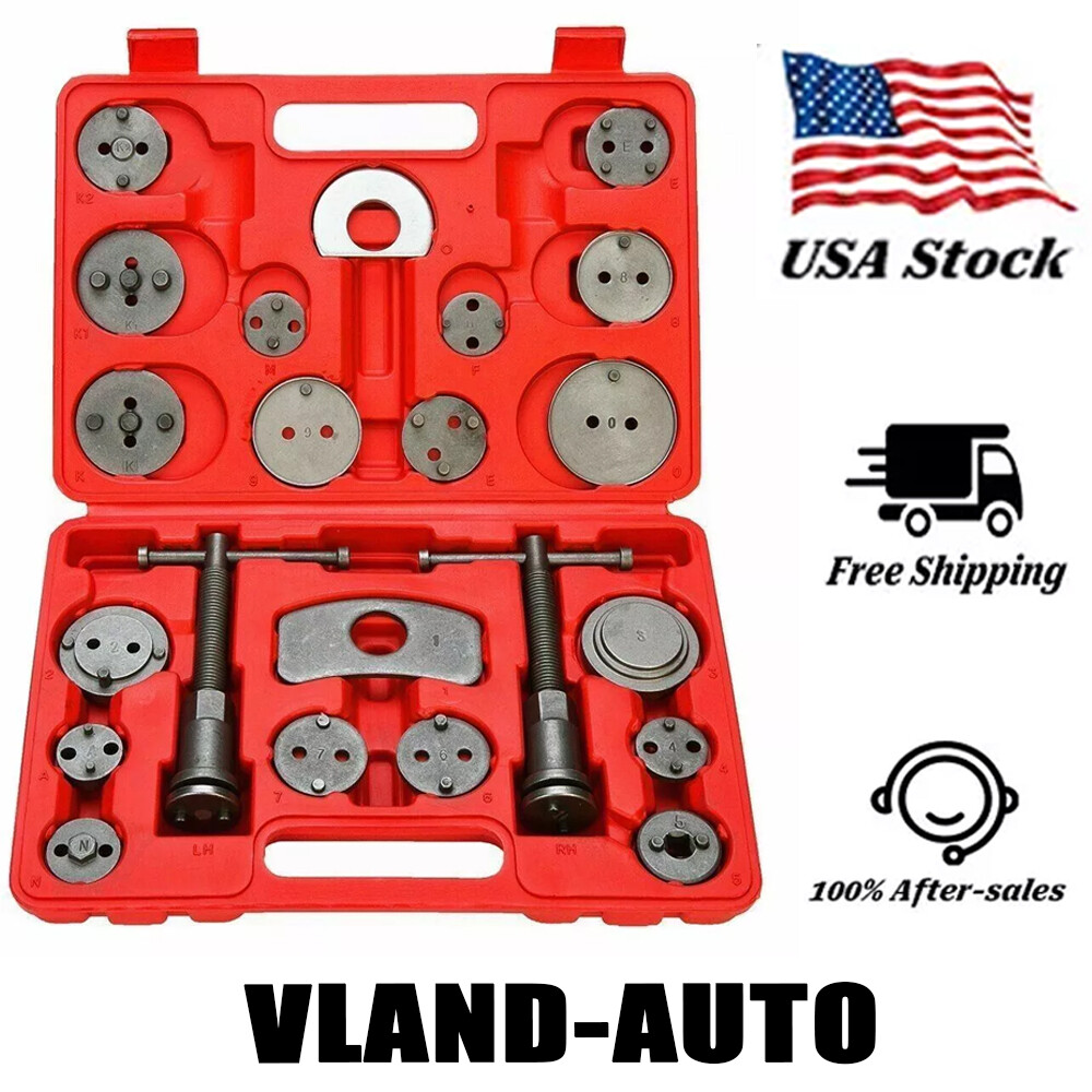 Disc Brake Caliper Compressor Wind Back Tool 24pc Professional Caliper Tool Set