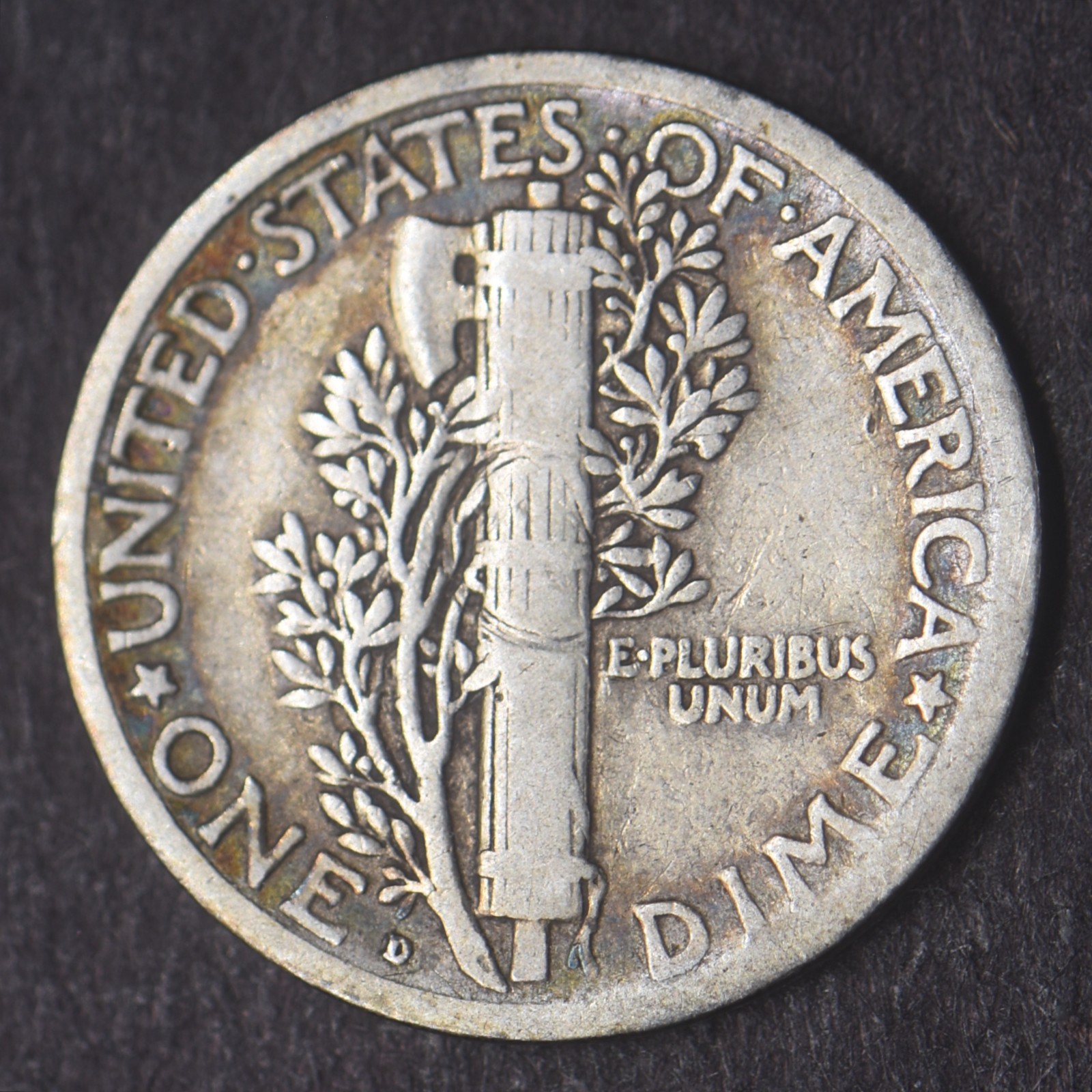 1919-D Mercury Silver Dime 10C [ COINGIANTS ]