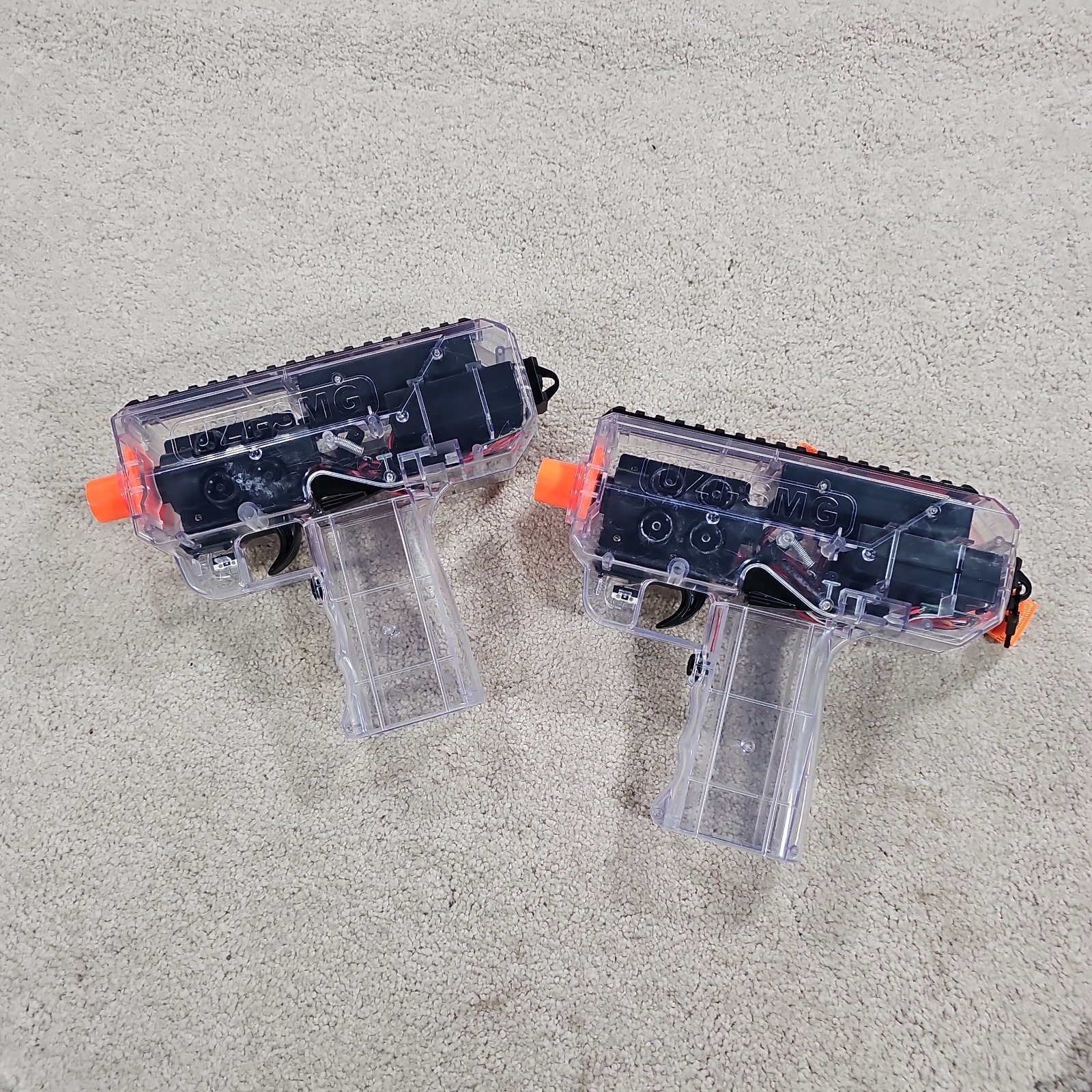 UZI-SMG 333 clear gun Electric Automatic Soft Bullet Gun- Foam Darts Parts
