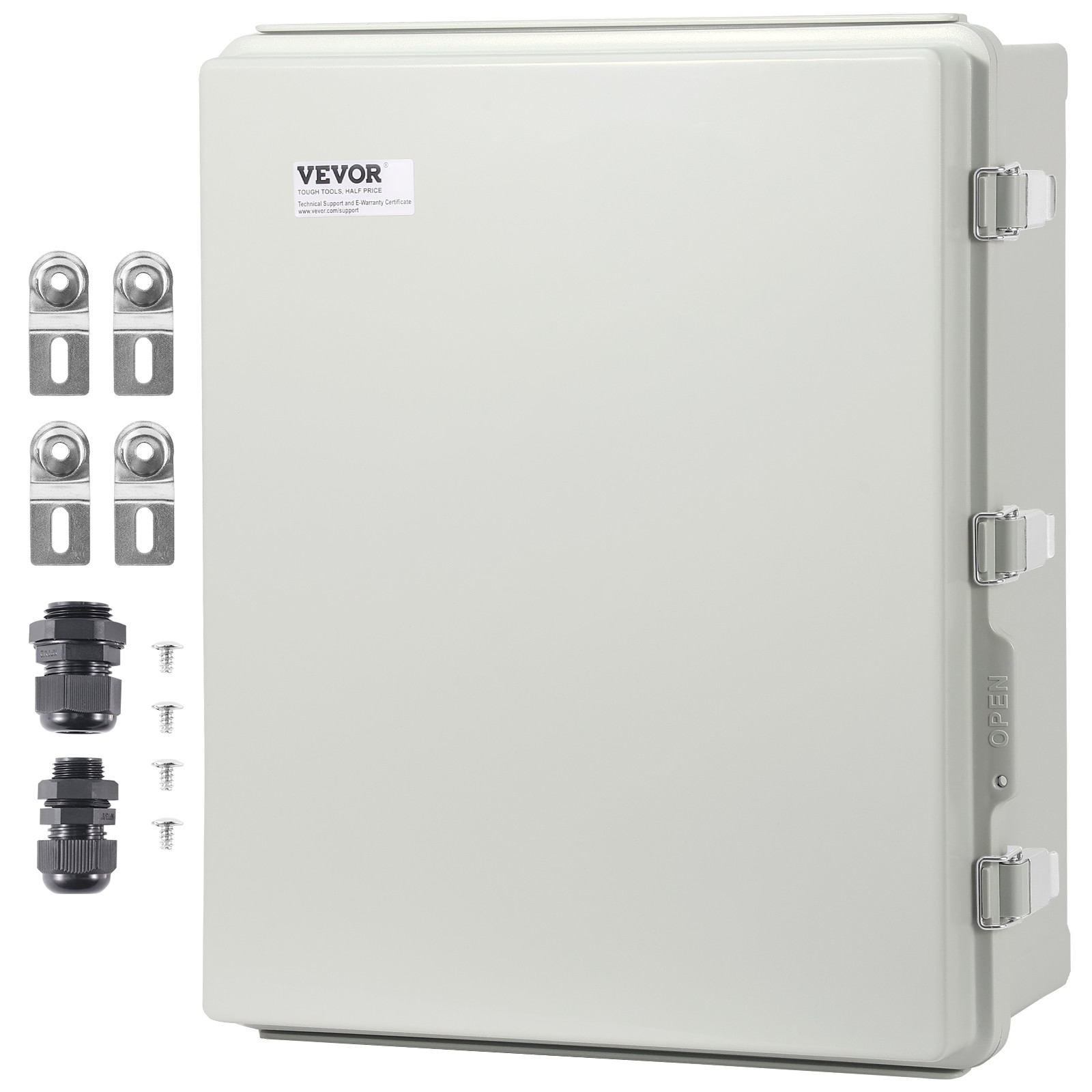 VEVOR Outdoor Junction Box 13.78x9.84x5.90 in ABS Plastic Electrical Enclosure