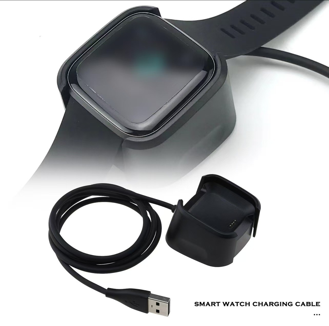 Fitbit Versa & Versa Lite & Versa SE USB Charging Dock Station Cable Charger kit