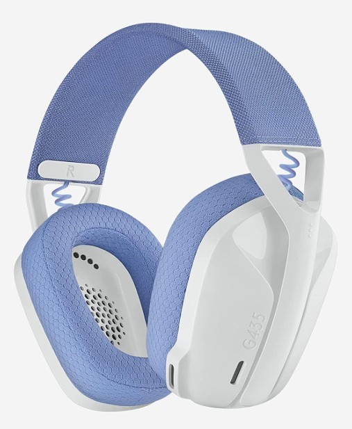Logitech G435 Lightspeed & Bluetooth Gaming Headset White/Blue, No USB receiver