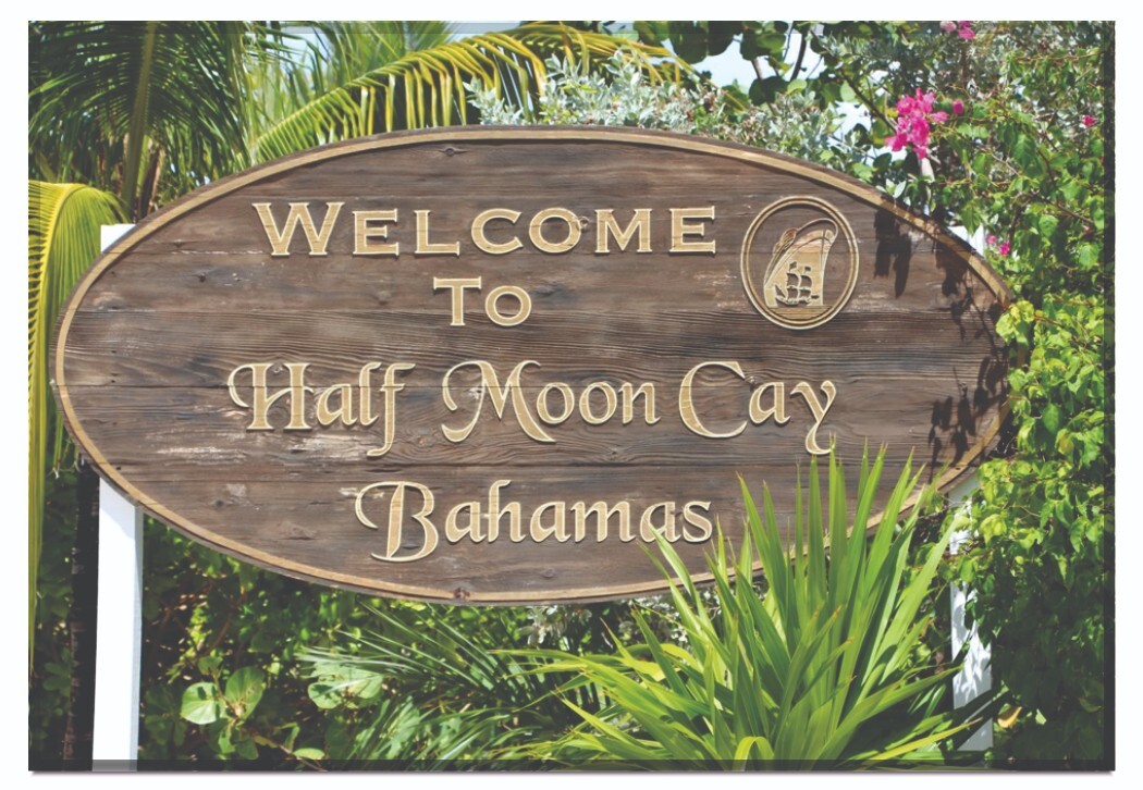 Welcome to Half Moon Cay, Bahamas, Islands, 2" x 3" Souvenir Fridge Magnet EU661