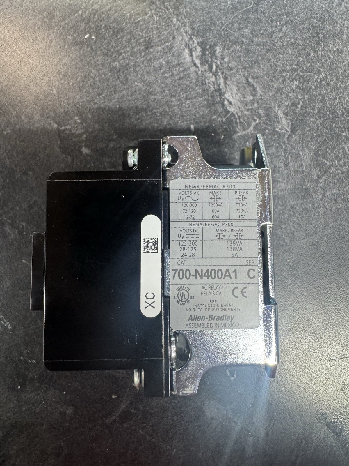 Allen-Bradley 700-N Industrial Control Relay (700-N400A1)