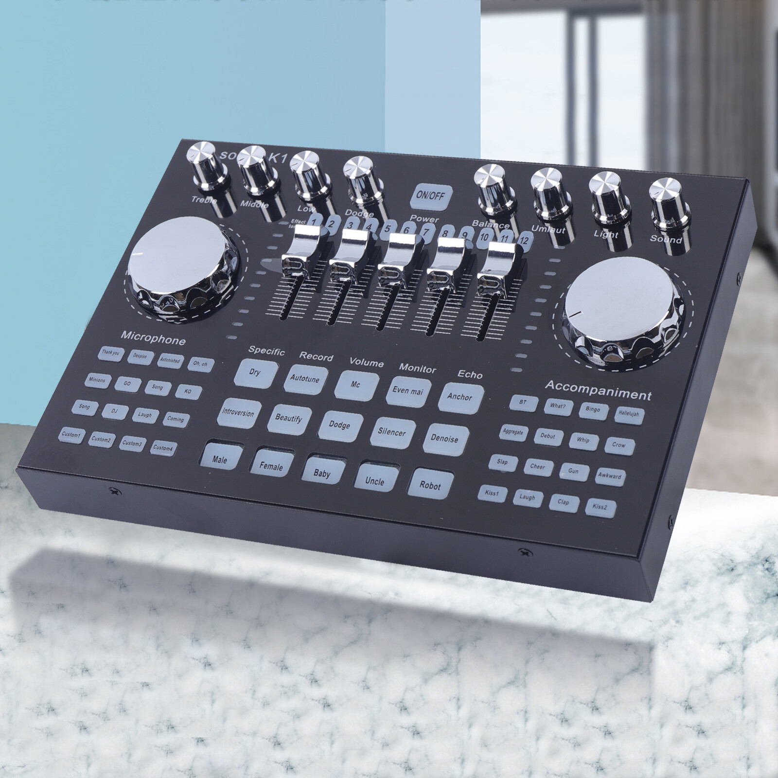 2/8 Channel Bluetooth Live Studio Audio Mixer Mixing Console USB Professional