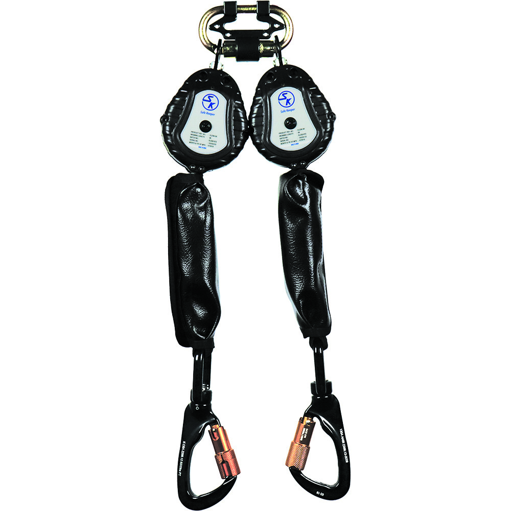 NEW Dual 6ft Lightweight Self Retracting Lifeline (OSHA/ANSI compliant)