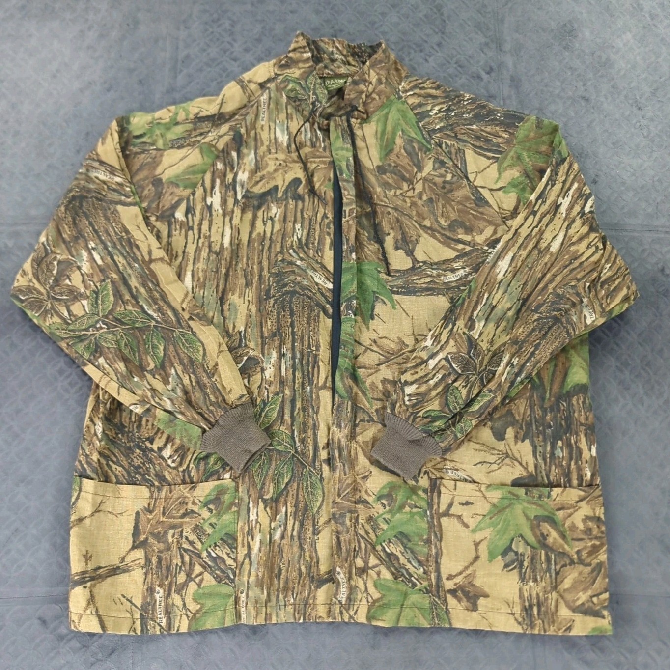 Spartan Realtree Jacket Camouflage Full Zip Lightweight Long Sleeve Men XL USA