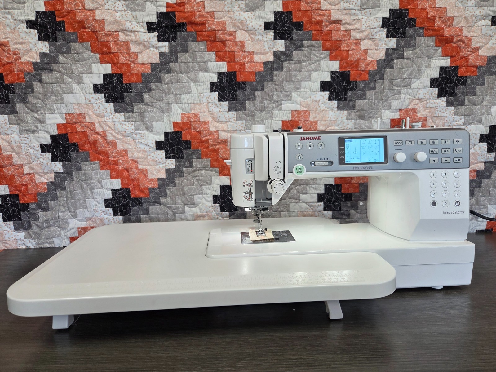 Janome Memory Craft 6700P Sewing Machine Professionally Serviced
