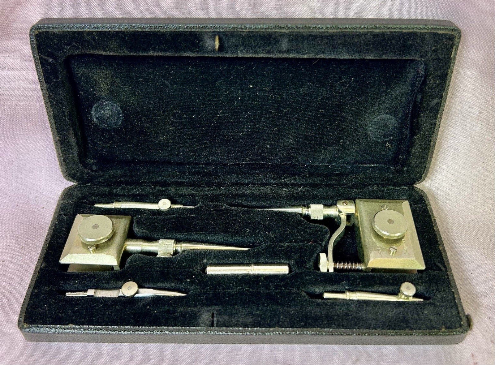 Vintage Beam Compass, Trammel Point Set, OSTA - Germany