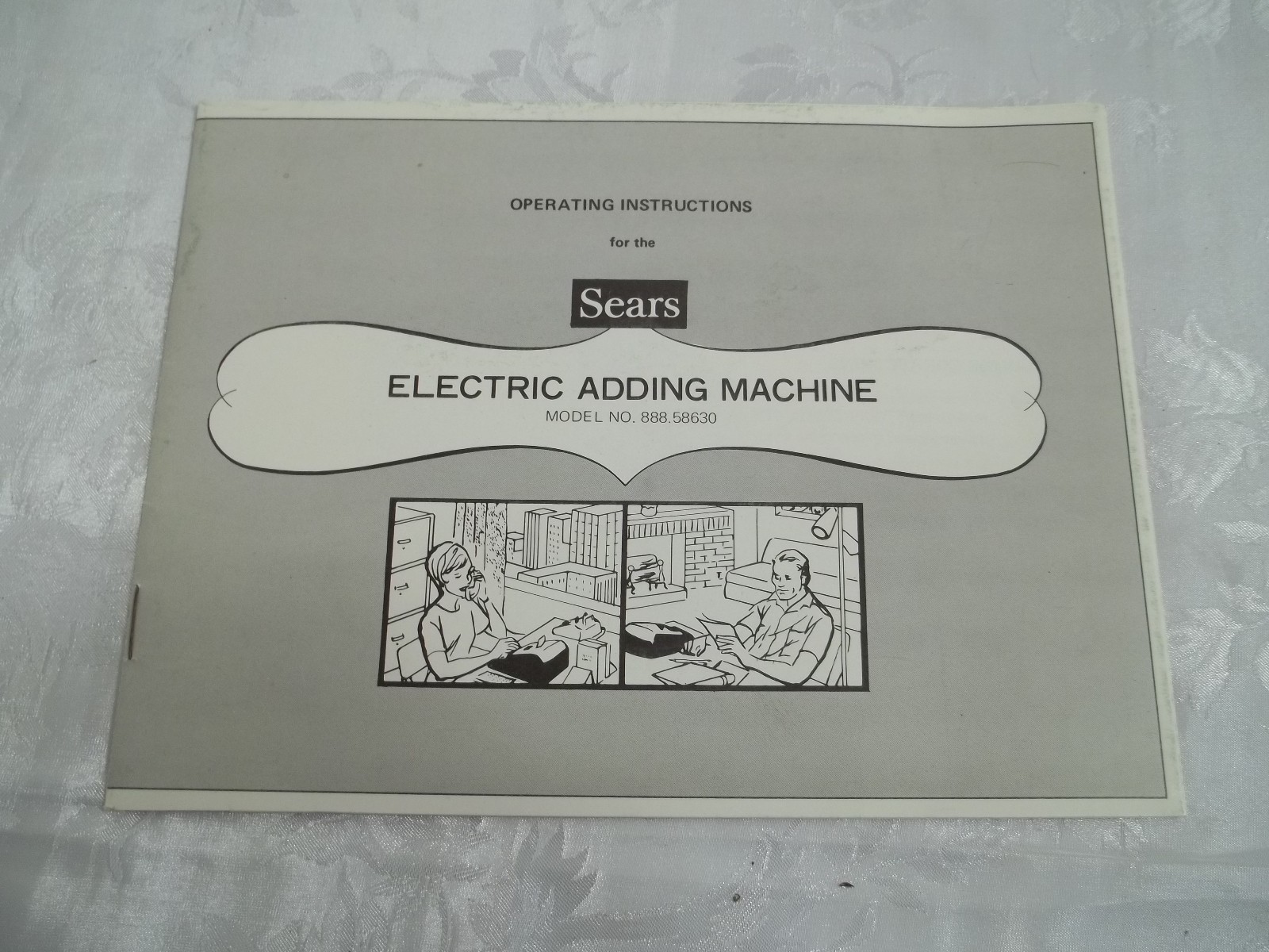 Vintage Sears Adding Machine Model 888.58630 Owners Manual