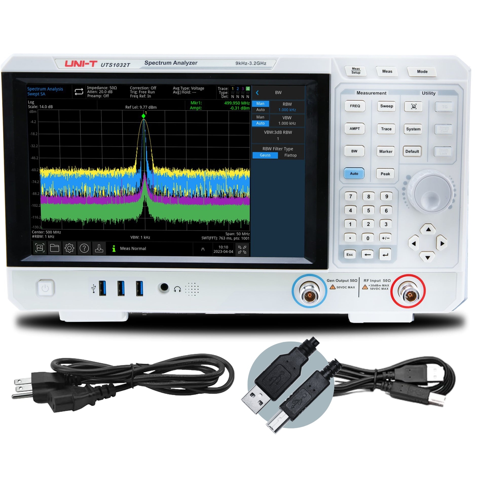 UNI-T UTS1032T Spectrum Analyzer 3.2GHz Tracking Generator