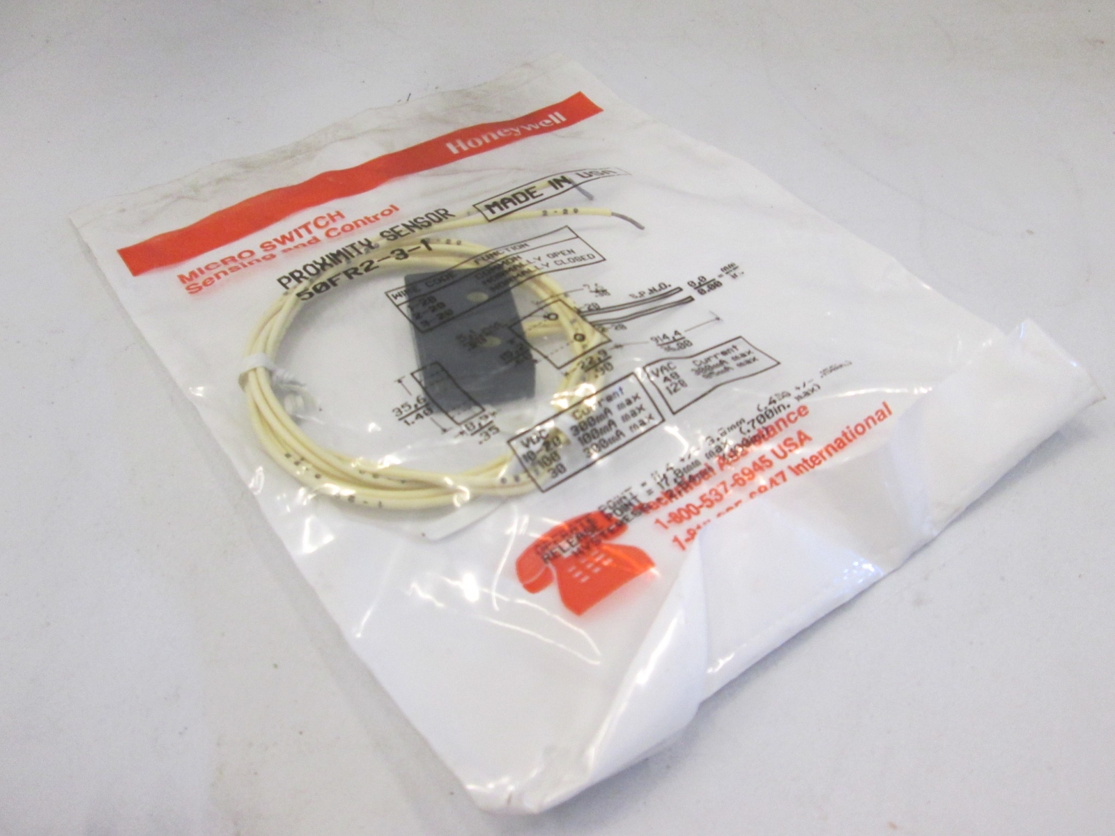 Honeywell, 50FR2-3-1, Proximity Sensor, New