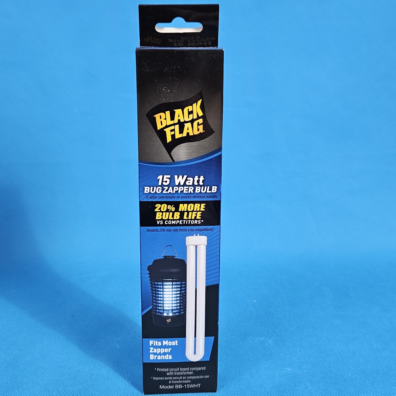 Black Flag 15W Bug Zapper Replacement Light Bulb Genuine *BRAND NEW*