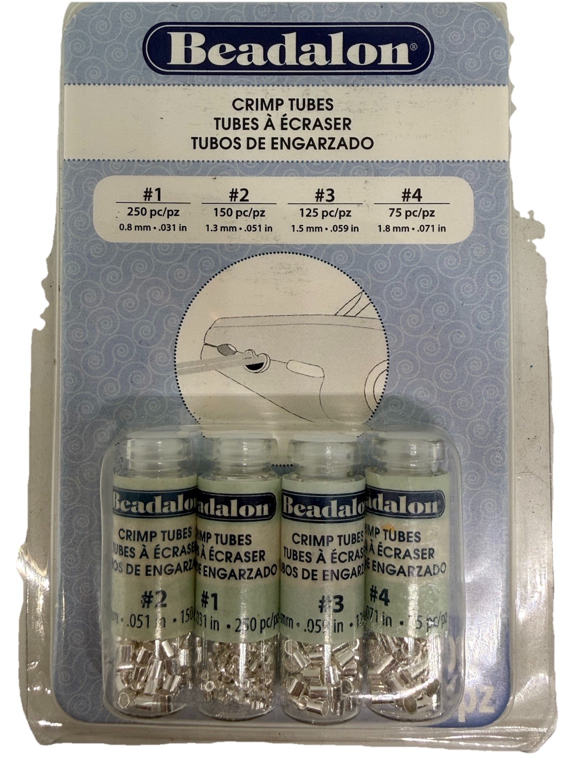 Beadalon Crimp Tubes 600 Piece