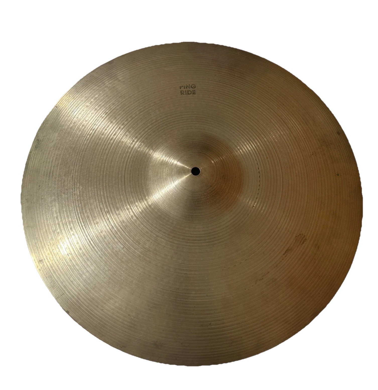 Vintage Avedis Zildjian Ping Ride 20" Cymbal No Issues Sounds Great