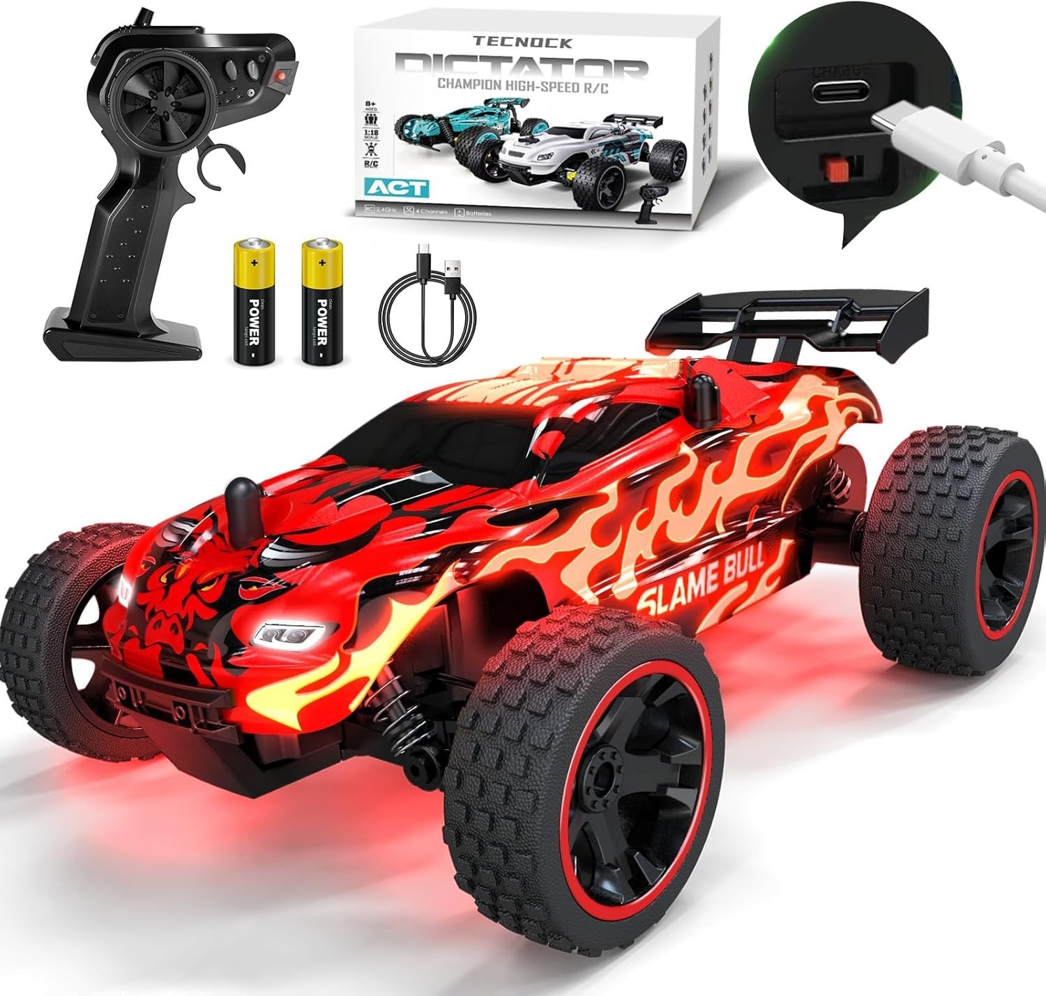 1/14 RC Cars for Adults Fast 60+ mph, RC Trucks 4x4 Offroad